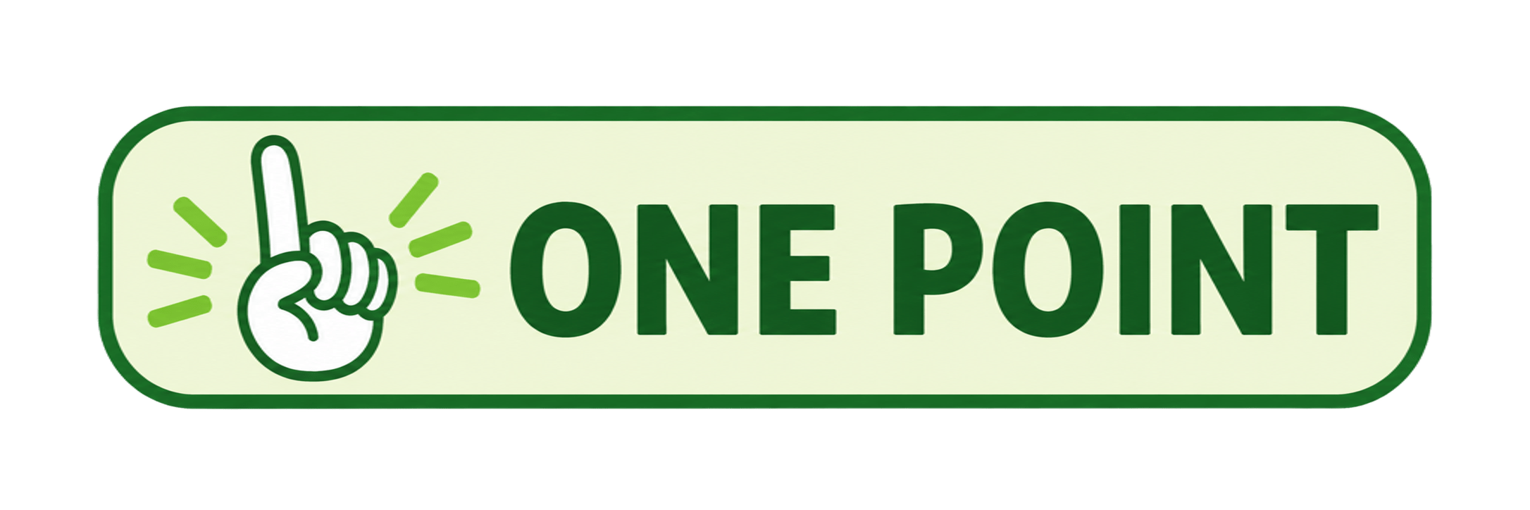 ONE POINT
