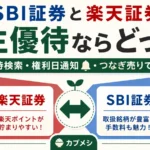 SBI証券と楽天証券、株主優待ならどっち？優待検索・権利日通知・つなぎ売りで比較